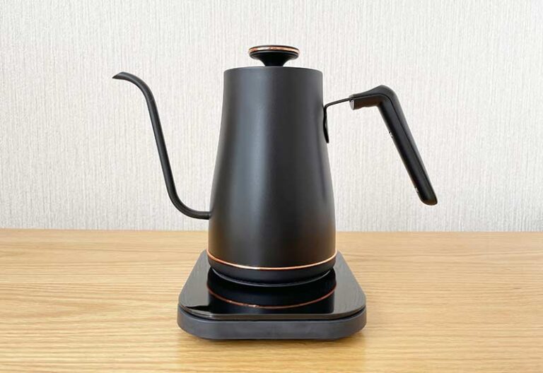 【一人暮らしミニマリスト愛用】山善の細口電気ケトル