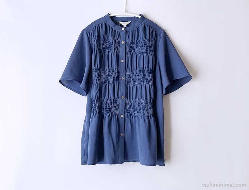 groveシャーリングブラウス