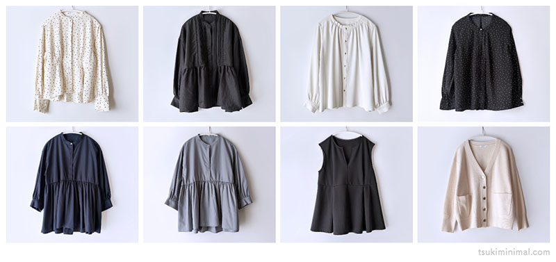 40代女性ミニマリストOLの春服トップス