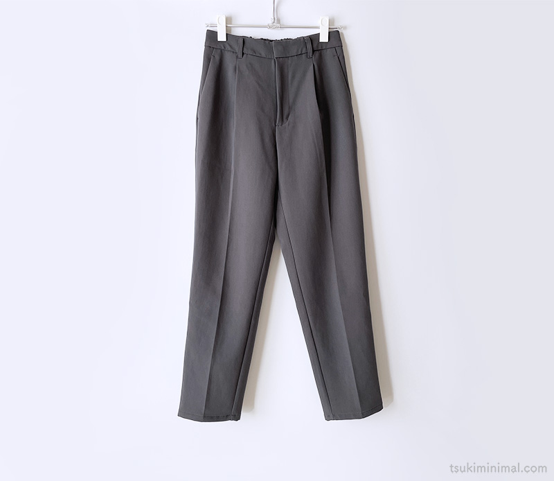 GUタックテーパードパンツ