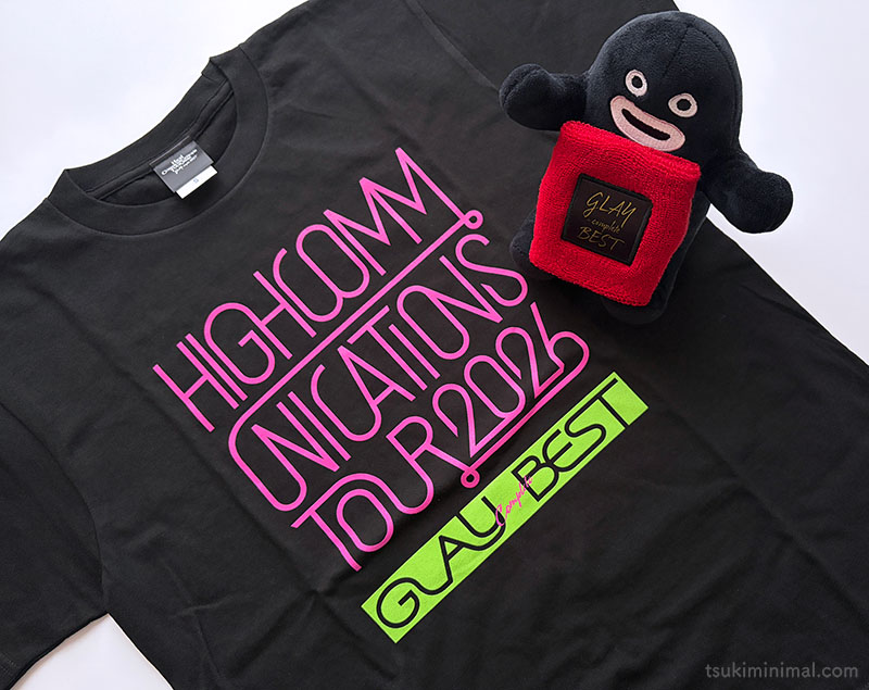 GLAYハイコミツアーTシャツ