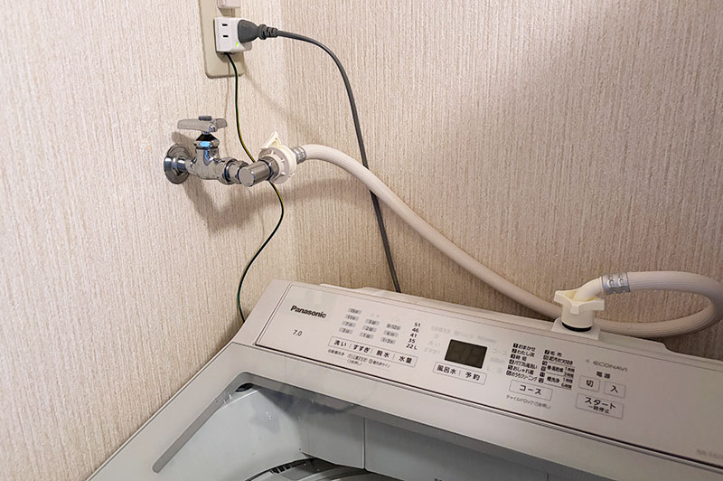 洗濯機の蛇口
