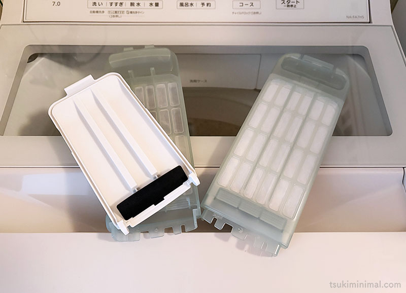 糸くずフィルターの掃除がラク